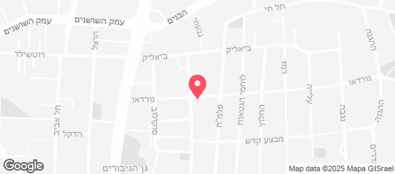 חומוס נורדאו - מפה