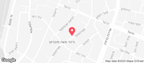 לה איטליה נתניה - מפה