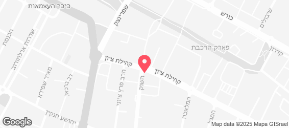 עיוני בורקס ישראלי - מפה