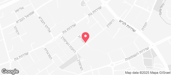 פיצה מאיה קריית גת - מפה