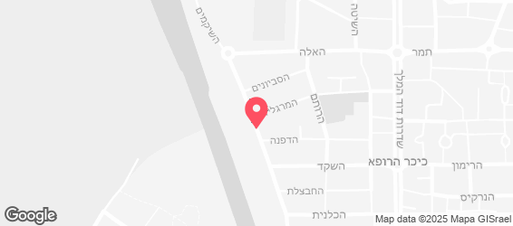 אלוף השווארמה והפלאפל - מפה