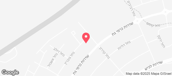 שווארמה גחלים כרמי גת - מפה