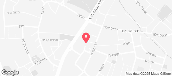 בורגר  בן יהודה - מפה