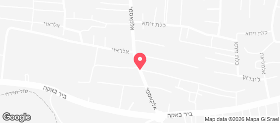 פיצה אל ריף - מפה
