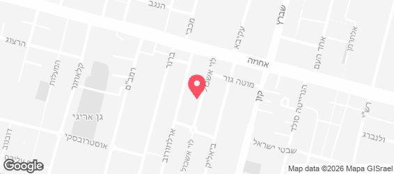 מלך השניצל כפר סבא - מפה