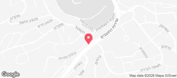 אלוף הפיצה מבשרת ציון - מפה