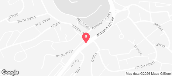 אלוף הפיצה - מפה