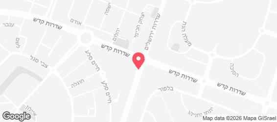 אורן משי אשקלון כיכר היונים - מפה