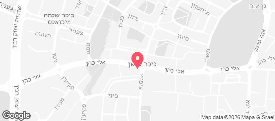 אומן הפיצה אשקלון - מפה